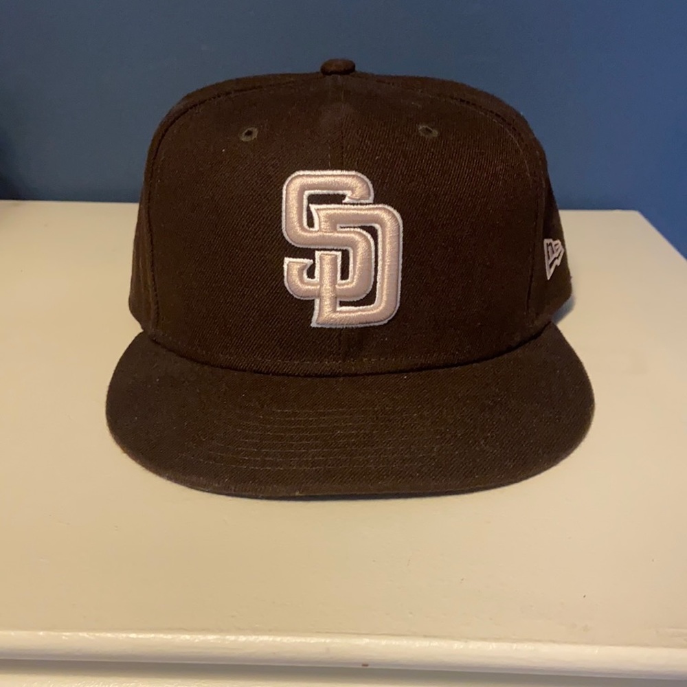 San Diego Padres fitted hat size 7 5/8